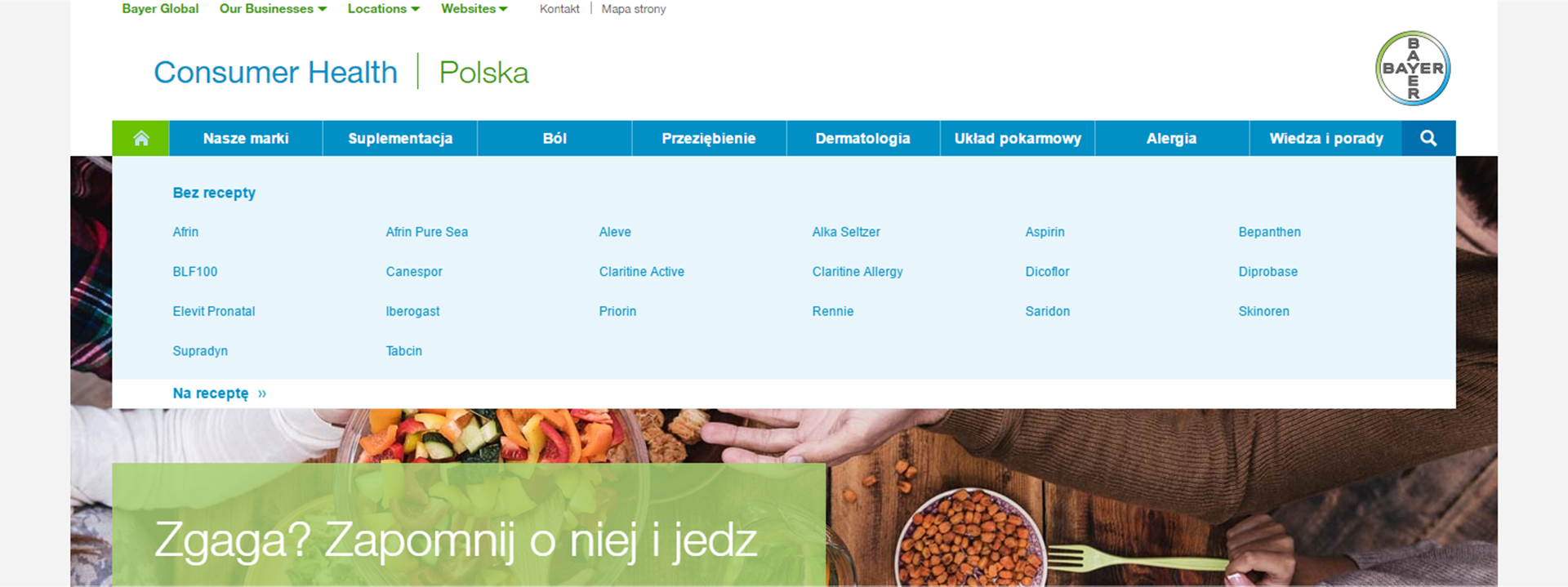 Serwis konsumencki Bayer Consumer Health Polska