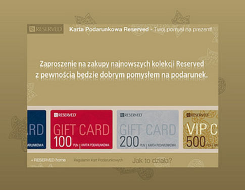 Reserved&Cropptown Gift Cards